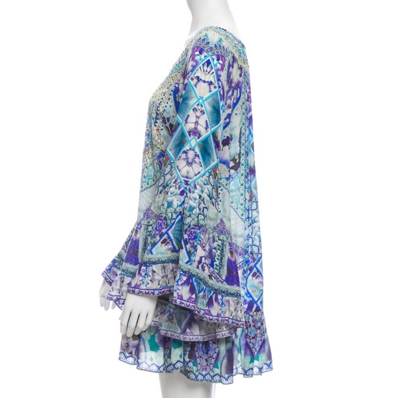 CAMILLA Silk Long Sleeve Blouse Size: S - Picture 6 of 13